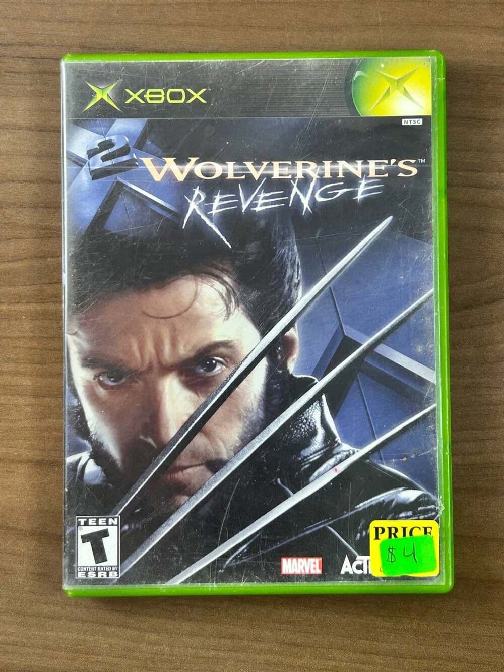 X2 Wolverine's Revenge Original Xbox 2003 Marvel Activision w/ Case Disc